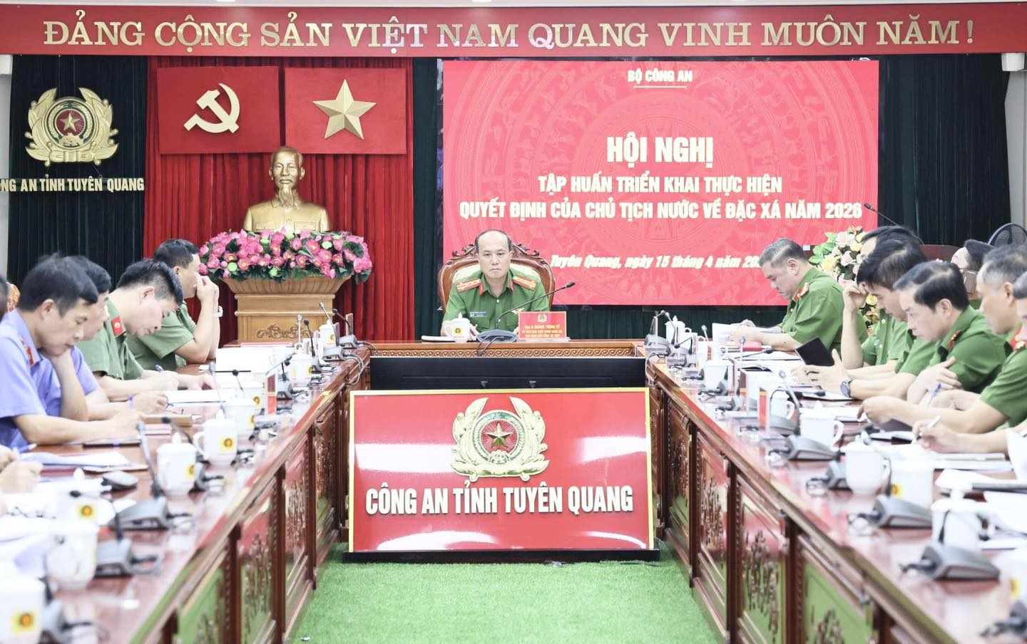 TRIỂN KHAI THỰC HIỆN QUYẾT ĐỊNH CỦA CHỦ TỊCH NƯỚC VỀ ĐẶC XÁ NĂM 2026