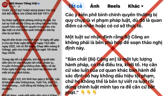 THẤY GÌ TỪ CÁCH BBC NEWS TIẾNG VIỆT “ĐẶT VẤN ĐỀ” VỀ DỰ THẢO NGHỊ ĐỊNH TIN GIẢ?