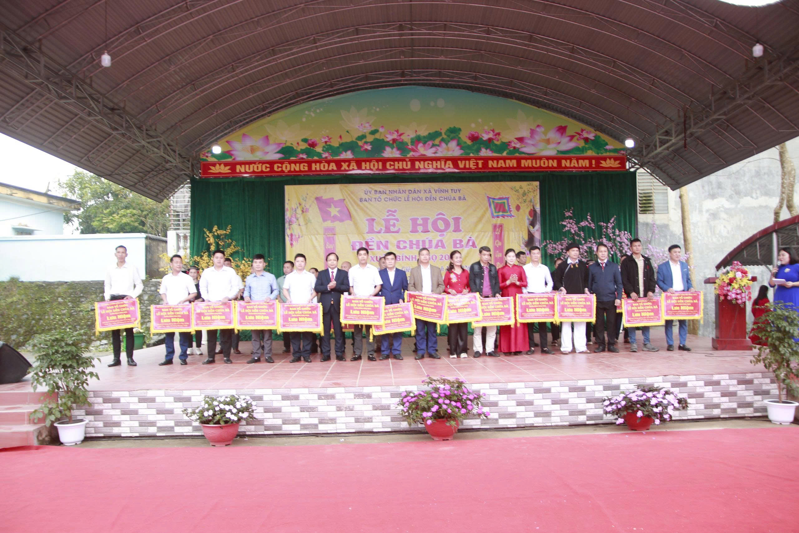 Xã Vĩnh Tuy tổ chức thành công Lễ hội Đền Chúa Bà xuân Bính Ngọ 2026