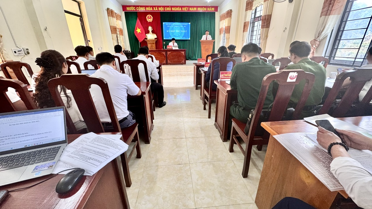 KỲ HỌP THỨ NHẤT, HỘI ĐỒNG NHÂN DÂN XÃ NẬM DỊCH NHIỆM KỲ 2026 - 2031