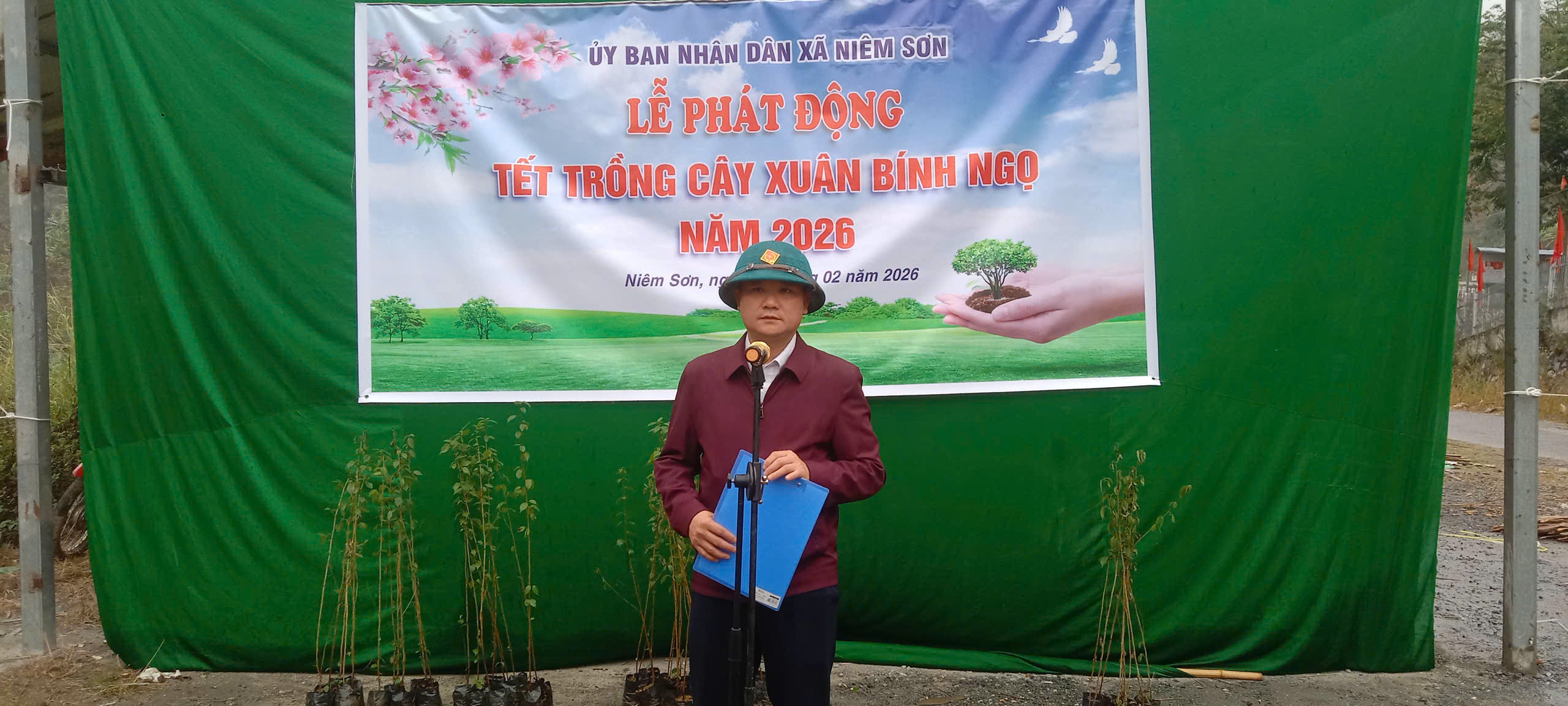 Xã Niêm Sơn phát động Tết trồng cây Xuân Bính Ngọ năm 2026