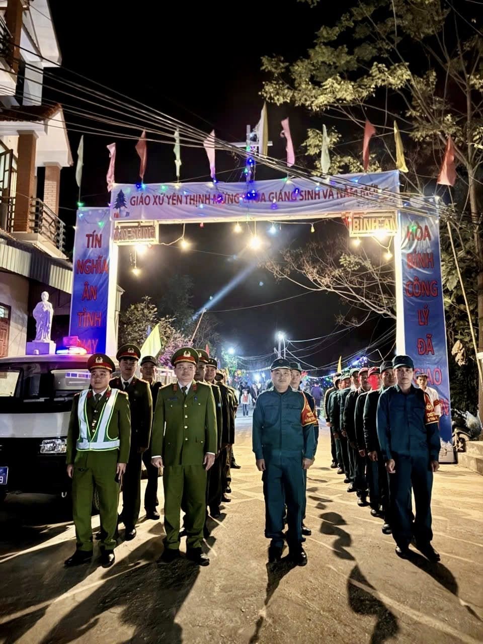 CÔNG AN XÃ THÁI BÌNH TĂNG CƯỜNG ĐẢM BẢO AN NINH TRẬT TỰ DỊP LỄ NOEL 2025