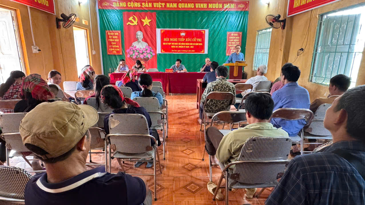 TỔ ĐẠI BIỂU SỐ 6 HỘI NGHỊ TIẾP XÚC CỬ TRI SAU KỲ HỌP THỨ NHẤT HĐND XÃ KHÓA XXI, NHIỆM KỲ 2026 - 2031