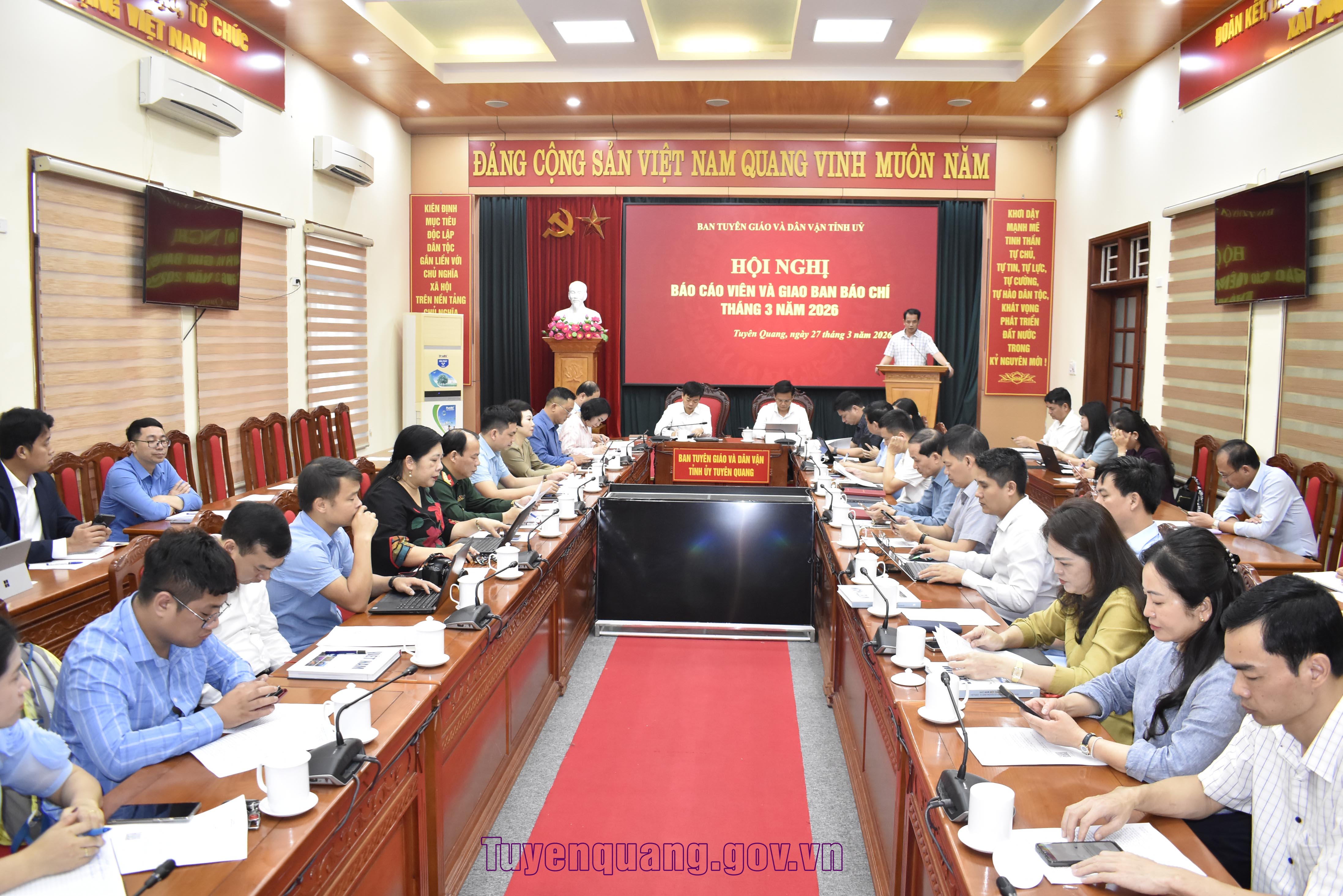 Định hướng tuyên truyền kịp thời, lan tỏa niềm tin, tạo đồng thuận xã hội