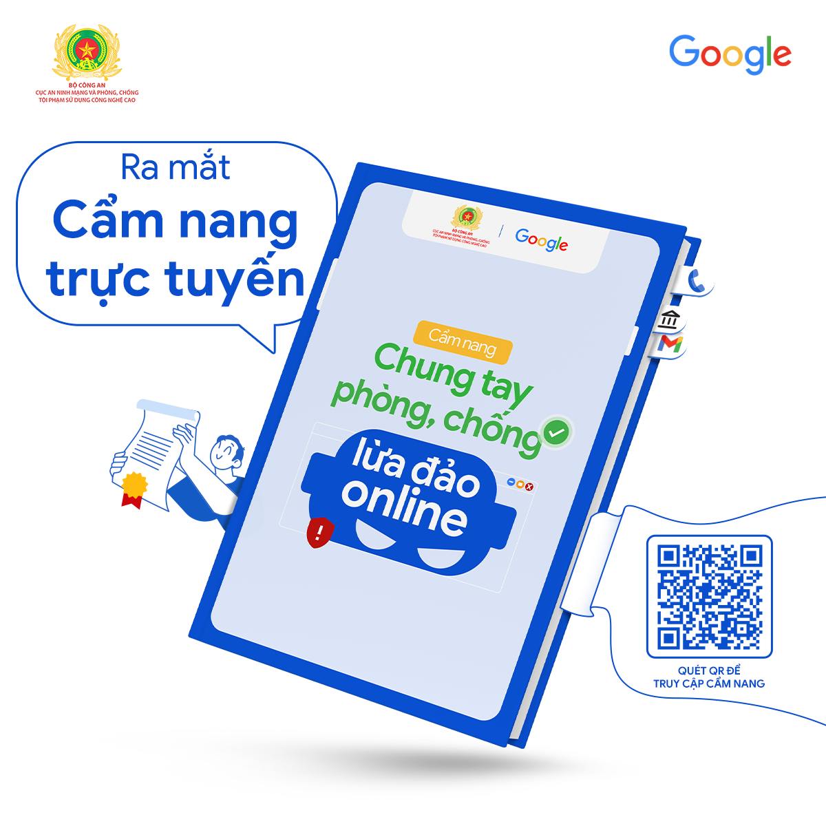 BỘ CÔNG AN RA MẮT CẨM NANG "CHUNG TAY PHÒNG, CHỐNG LỪA ĐẢO ONLINE"