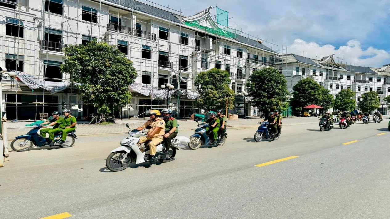 CÔNG AN PHƯỜNG MỸ LÂM TĂNG CƯỜNG CÔNG TÁC BẢO ĐẢM AN NINH TRẬT TỰ TRÊN ĐỊA BÀN