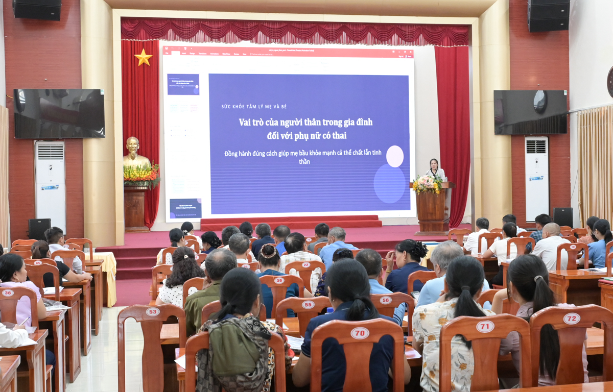 Xã Hàm Yên tổ chức hội nghị tập huấn nâng cao năng lực về cải thiện dinh dưỡng năm 2026