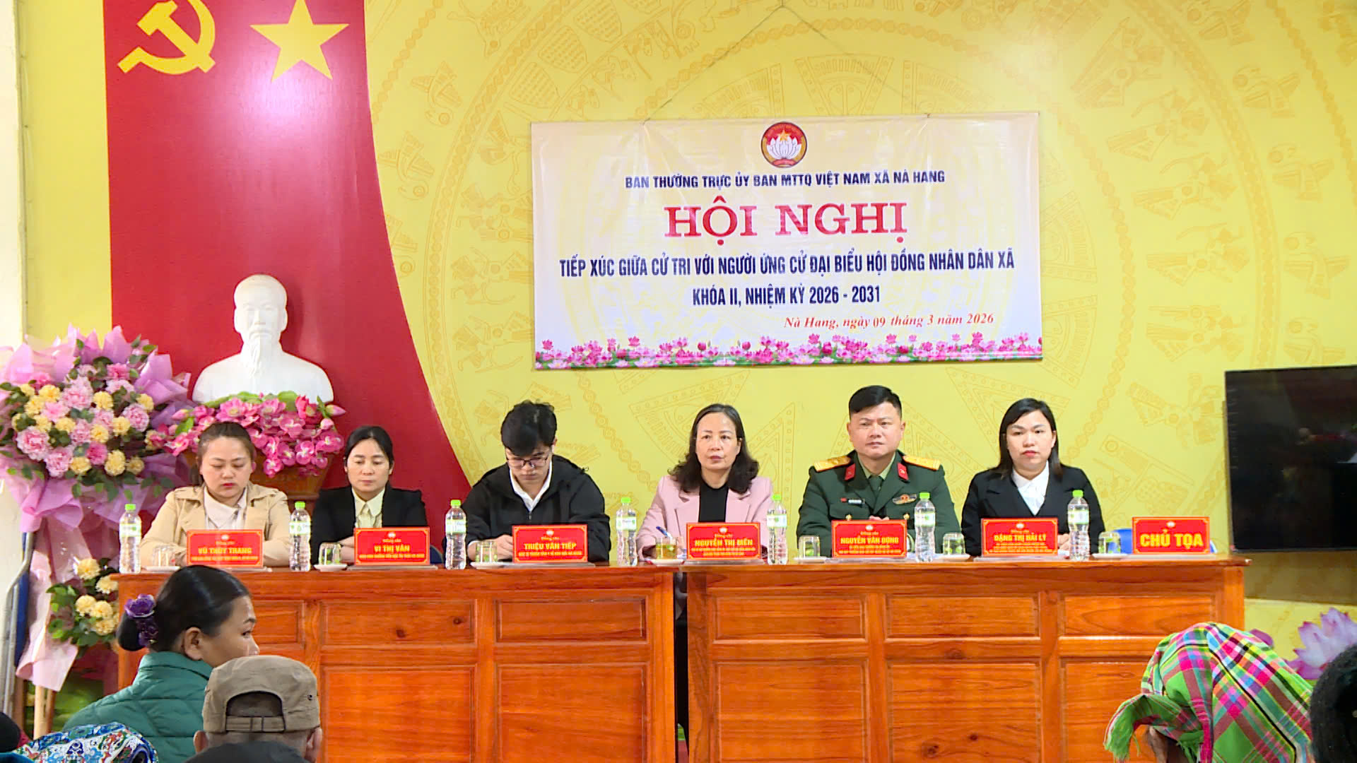 Hội nghị tiếp xúc cử tri với người ứng cử đại biểu HĐND xã khóa II, nhiệm kỳ 2026 – 2031 tại các thôn Đon Tâu, Nà Làng