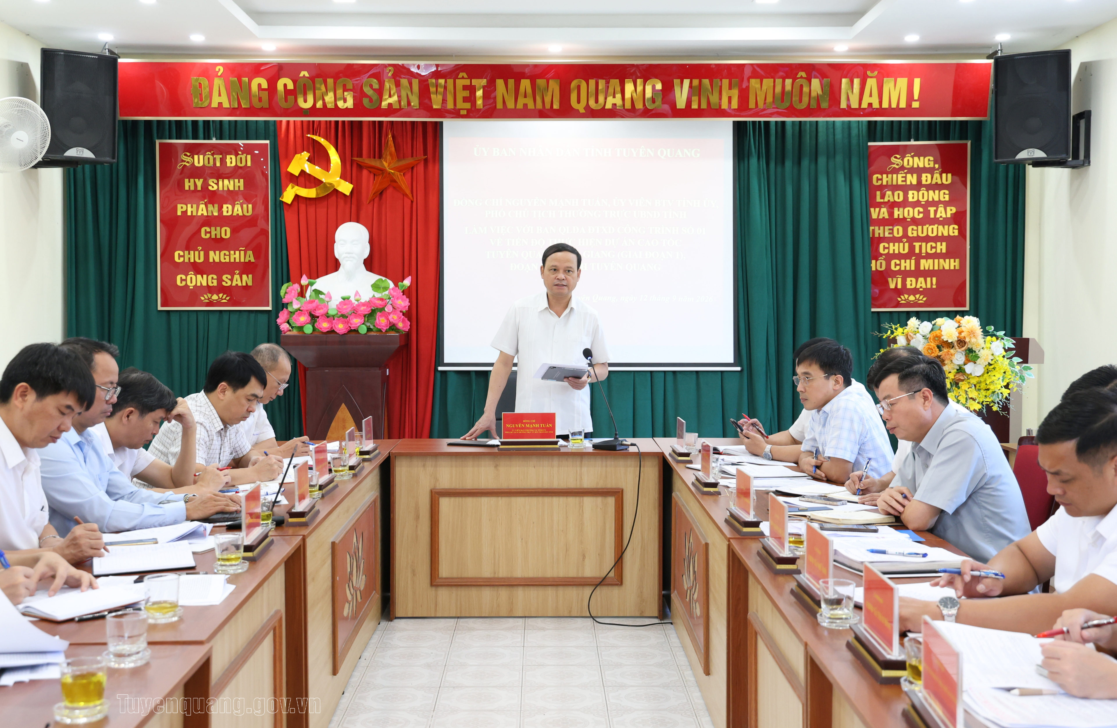 Tập trung nguồn lực, đẩy nhanh tiến độ Dự án cao tốc Tuyên Quang - Hà Giang