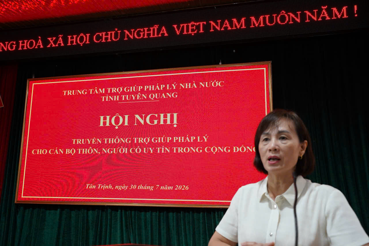 NÂNG CAO HIỂU BIẾT PHÁP LUẬT CHO NHÂN DÂN – XÃ TÂN TRỊNH TỔ CHỨC HỘI NGHỊ TRUYỀN THÔNG, TRỢ GIÚP PHÁP LÝ TẠI CƠ SỞ