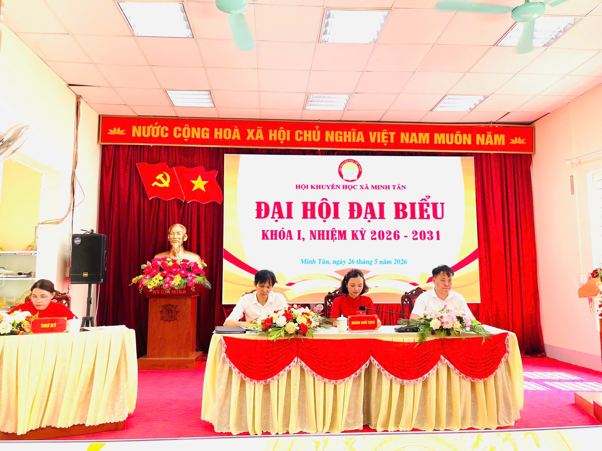 Đại hội đại biểu Hội Khuyến học xã Minh Tân khóa I, nhiệm kỳ 2026 – 2031.