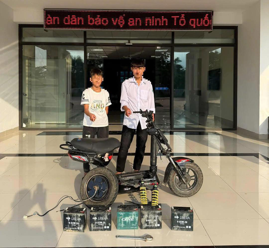 Công an x�ã Sơn Dương nhanh chóng làm rõ 2 thanh niên trộm cắp tài sản