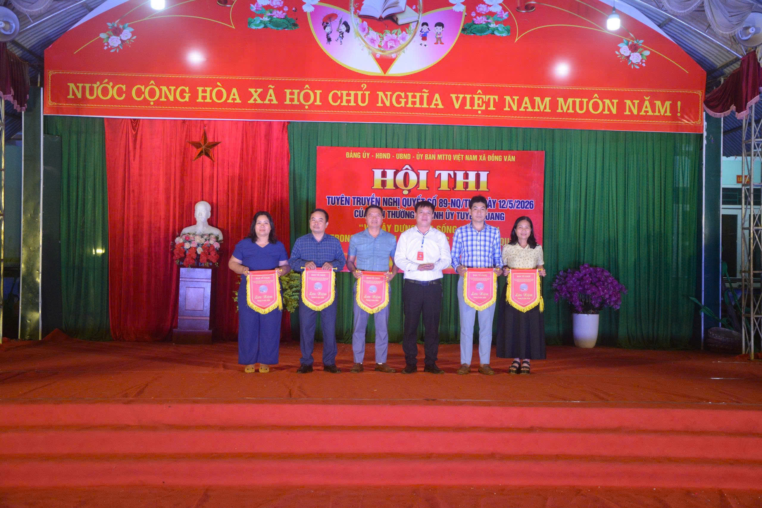 XÃ ĐỒNG VĂN BẾ MẠC HỘI THI TUYÊN TRUYỀN XÂY DỰNG NẾP SỐNG VĂN MINH