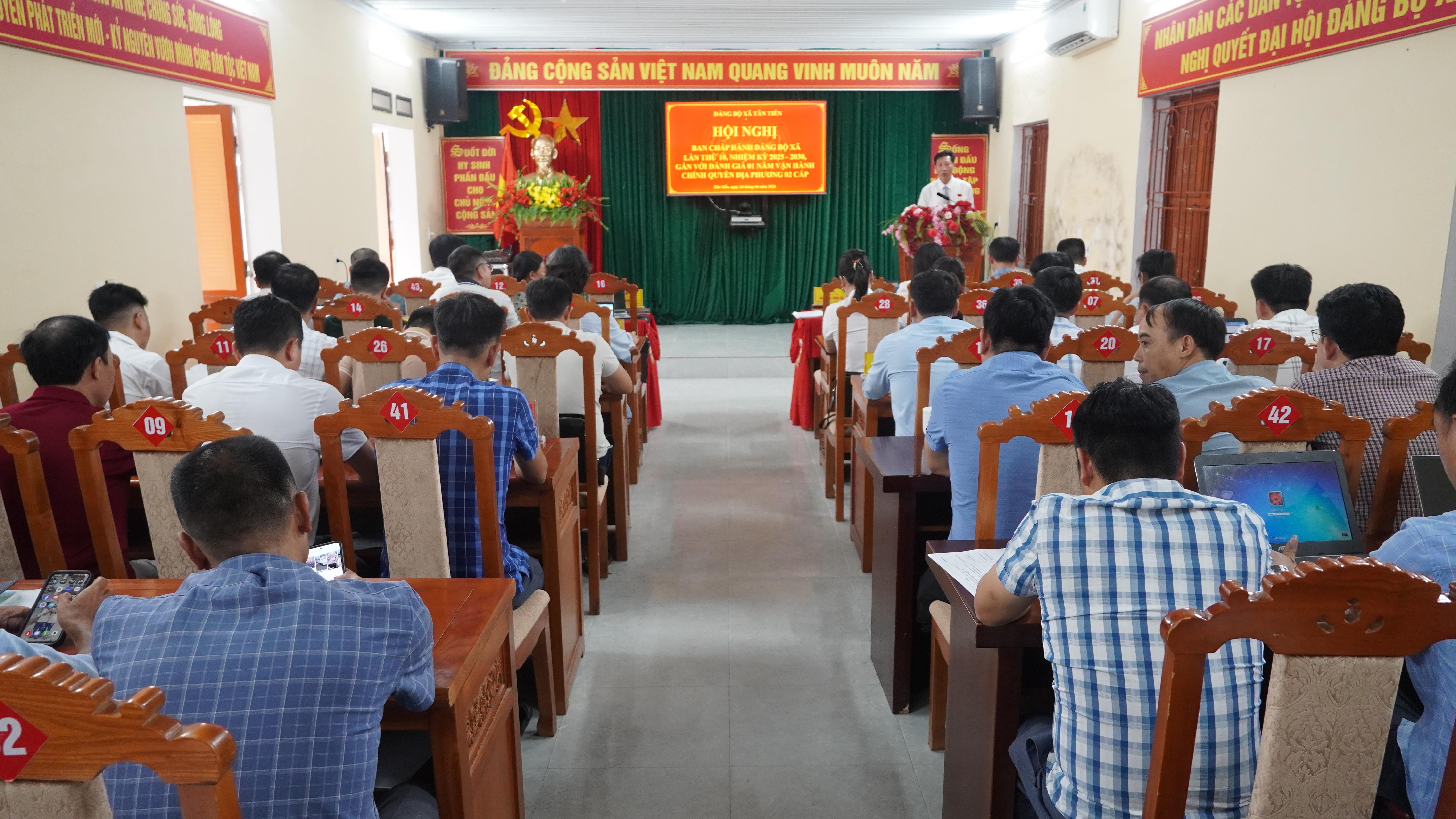 Hội nghị đánh giá 01 năm thực hiện vận hành mô hình chính quyền địa phương 2 cấp