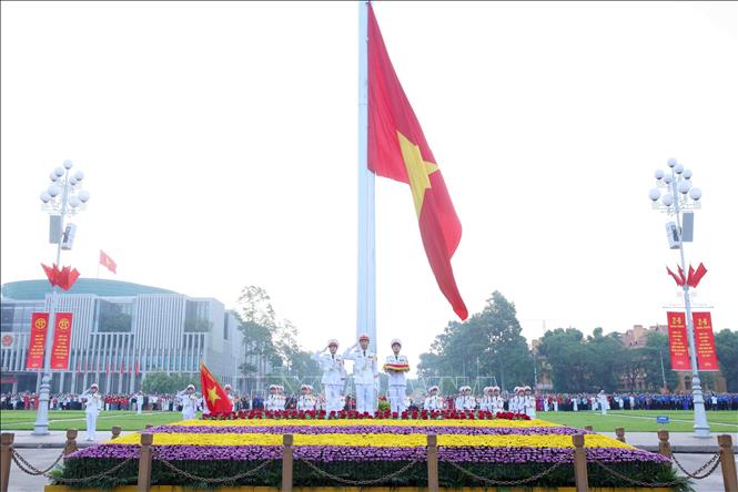 Trang nghiêm Lễ Thượng cờ mừng 81 năm Quốc khánh 2/9