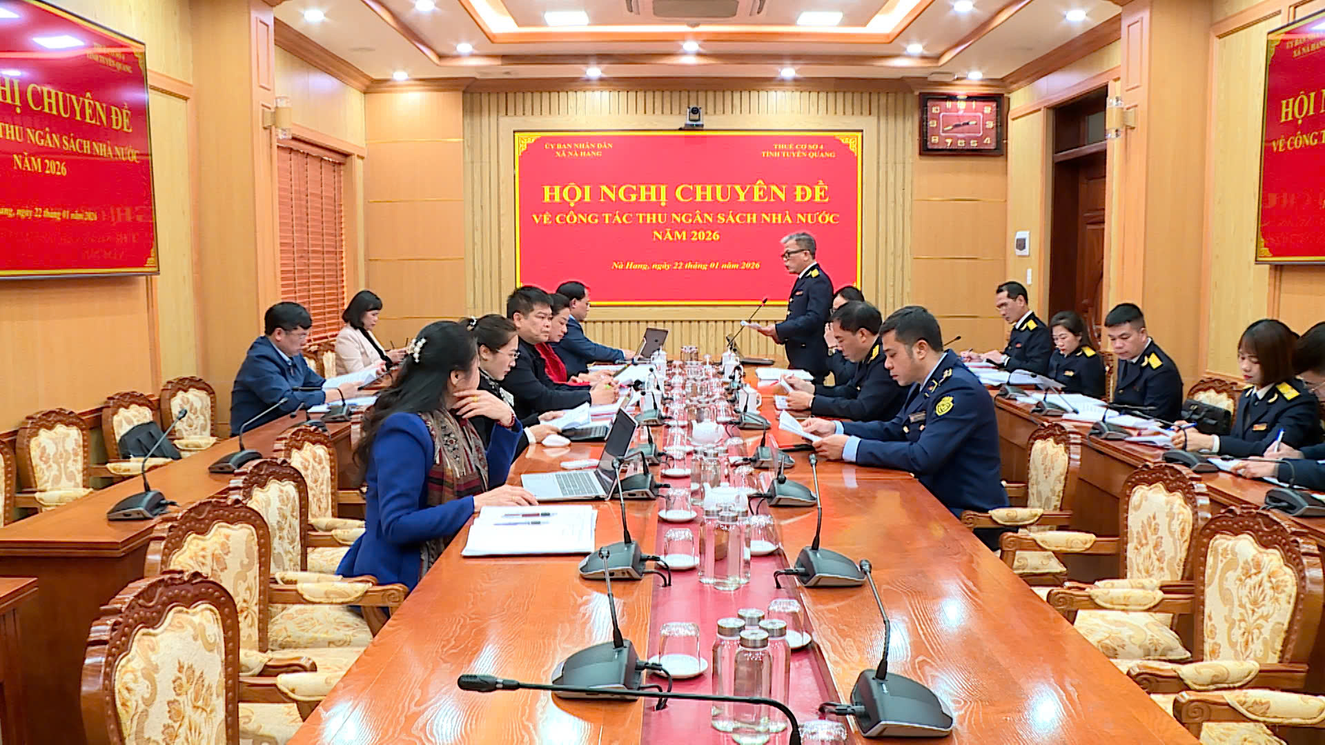 Hội nghị Chuyên đề về công tác thu ngân sách nhà nước năm 2026 trên địa bàn xã Nà Hang