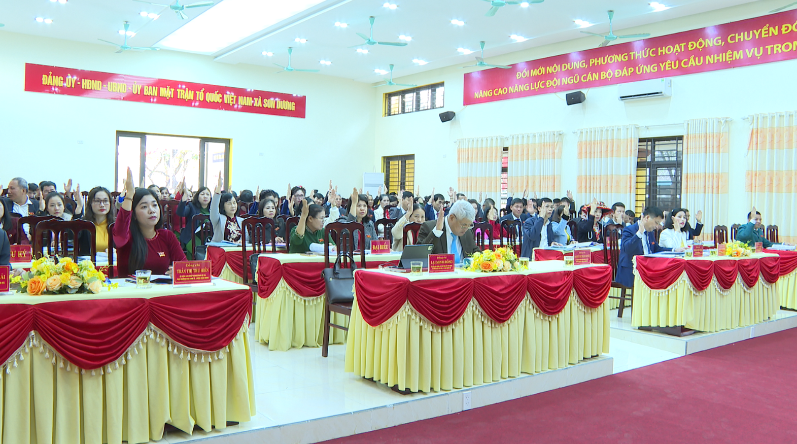 Phiên họp nội bộ Kỳ họp thứ hai, Hội đồng nhân dân xã Sơn Dương khóa I, nhiệm kỳ 2021-2026