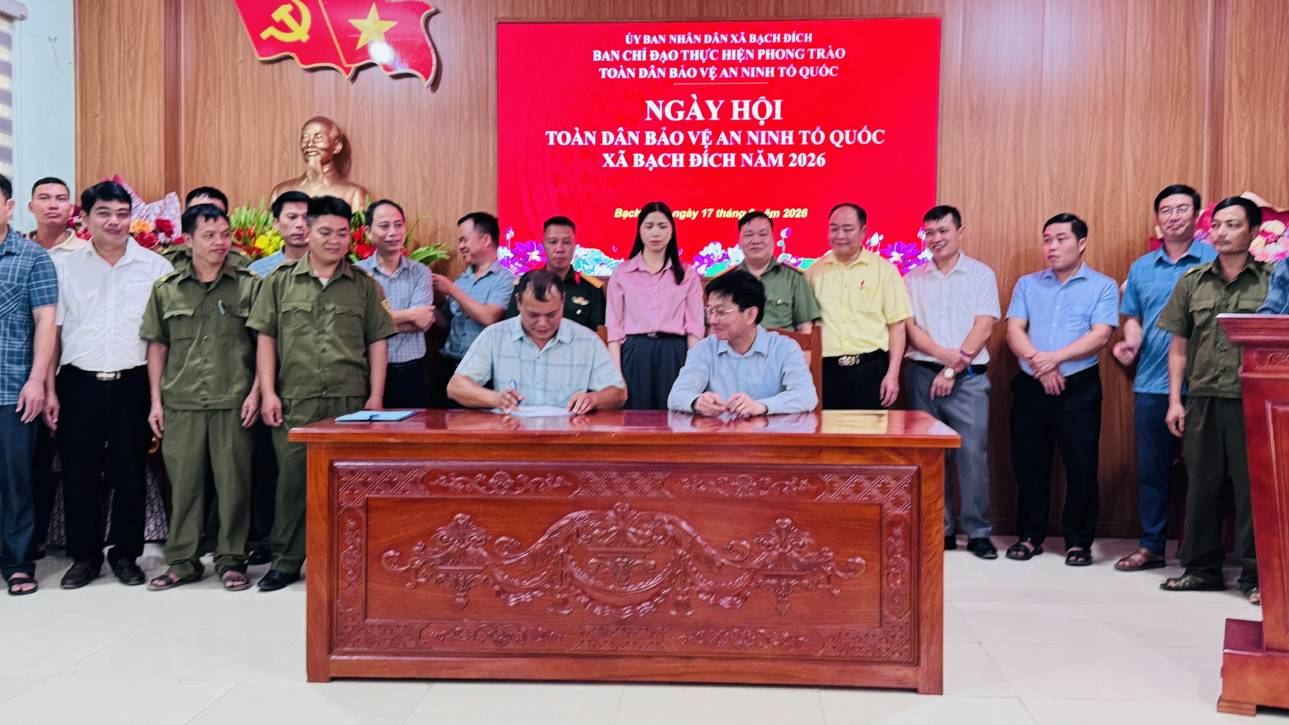 XÃ BẠCH ĐÍCH TỔ CHỨC NGÀY HỘI TOÀN DÂN BẢO VỆ AN NINH TỔ QUỐC NĂM 2026