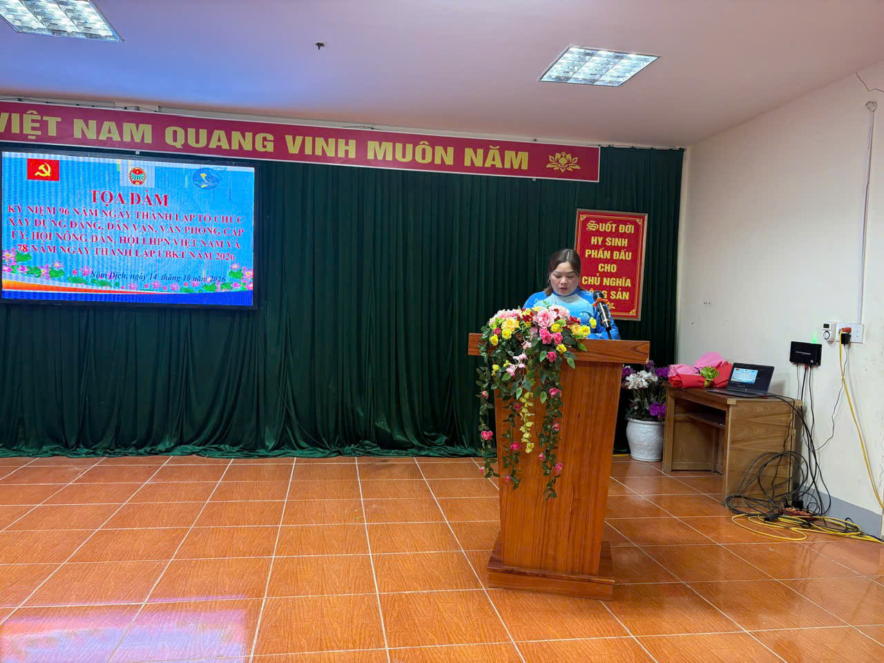 XÃ NẬM DỊCH TỔ CHỨC TỌA ĐÀM KỶ NIỆM NGÀY TRUYỀN THỐNG CÁC CƠ QUAN THAM MƯU, GIÚP VIỆC CỦA ĐẢNG VÀ CÁC TỔ CHỨC CHÍNH TRỊ - XÃ HỘI NĂM 2026