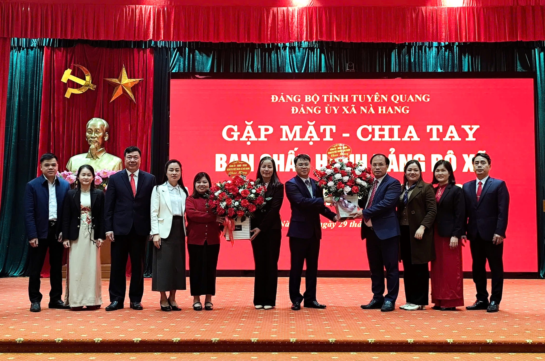 Gặp mặt – chia tay Ban Chấp hành Đảng bộ xã Nà Hang khóa I, nhiệm kỳ 2025 – 2030