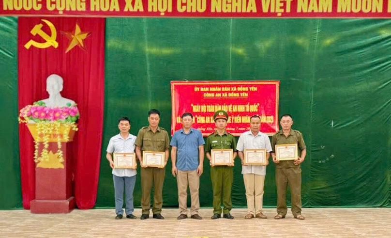 Xã Đồng Yên tổ chức Ngày hội Toàn dân bảo vệ An ninh Tổ quốc 2025