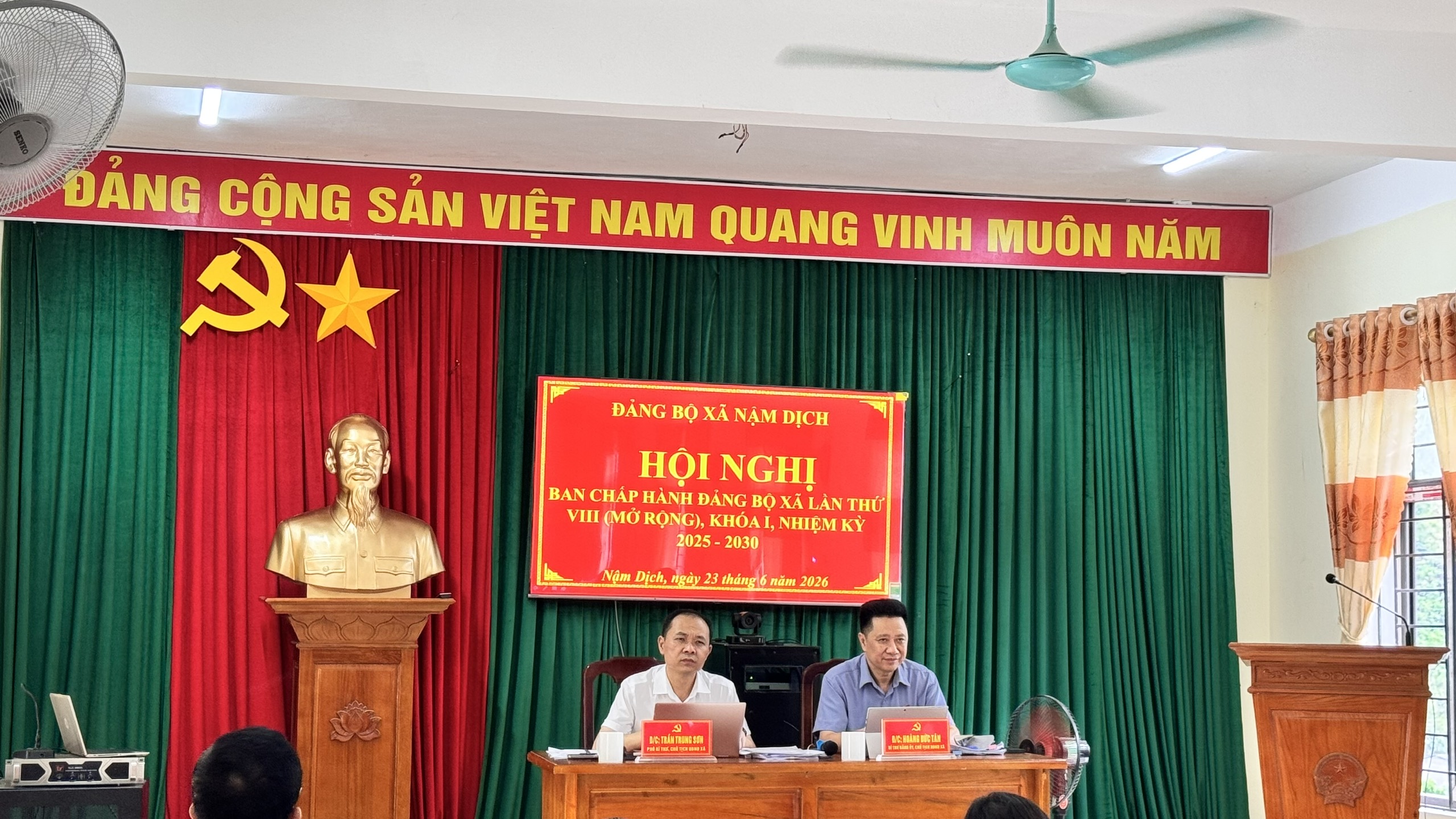 HỘI NGHỊ BAN CHẤP HÀNH  ĐẢNG BỘ XÃ LẦN THỨ VIII( MỞ RỘNG ), KHÓA I, NHIỆM KỲ 2025 – 2030
