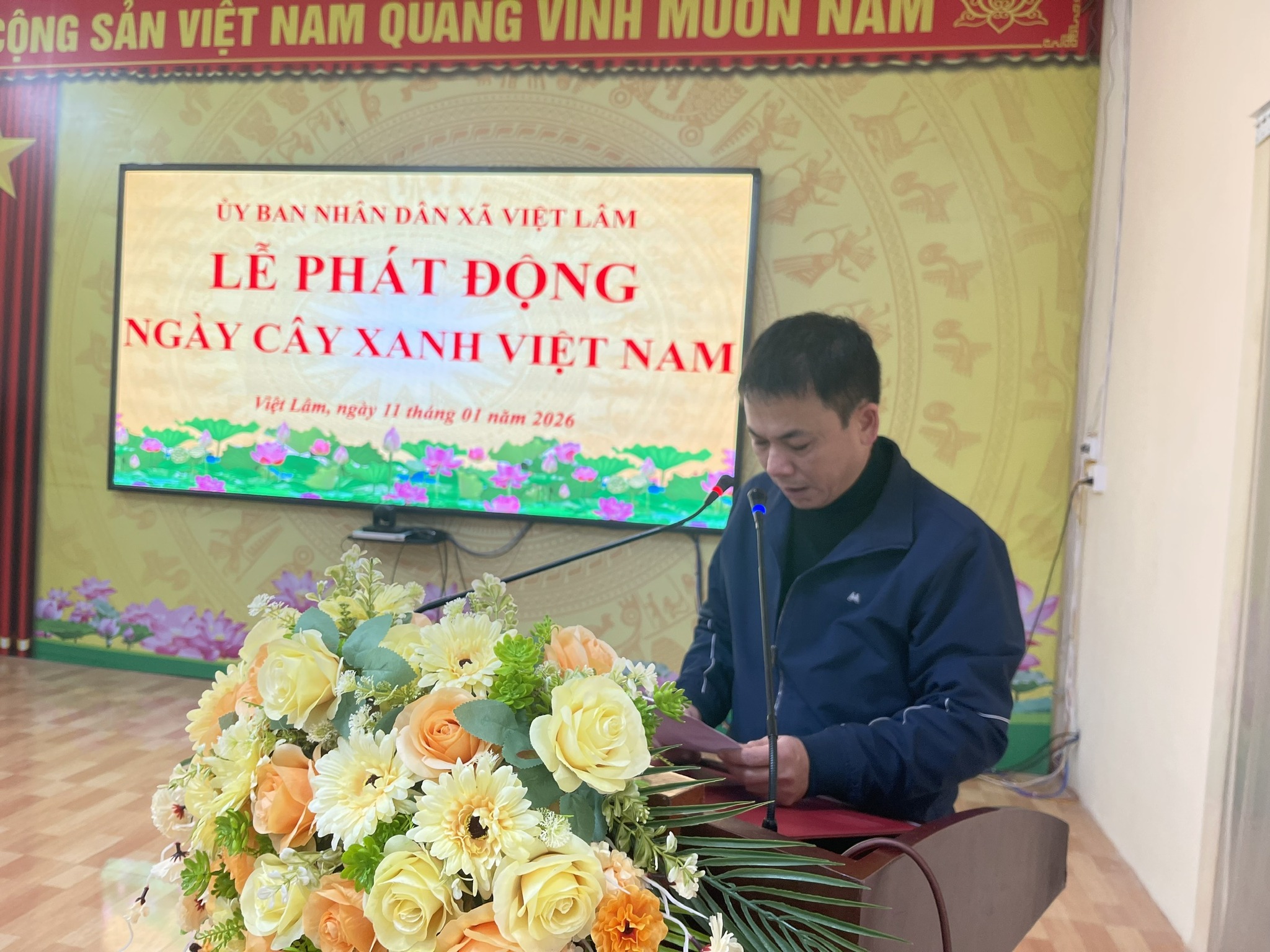 XÃ VIỆT LÂM TỔ CHỨC LỄ PHÁT ĐỘNG NGÀY CÂY XANH VIỆT NAM NĂM 2026