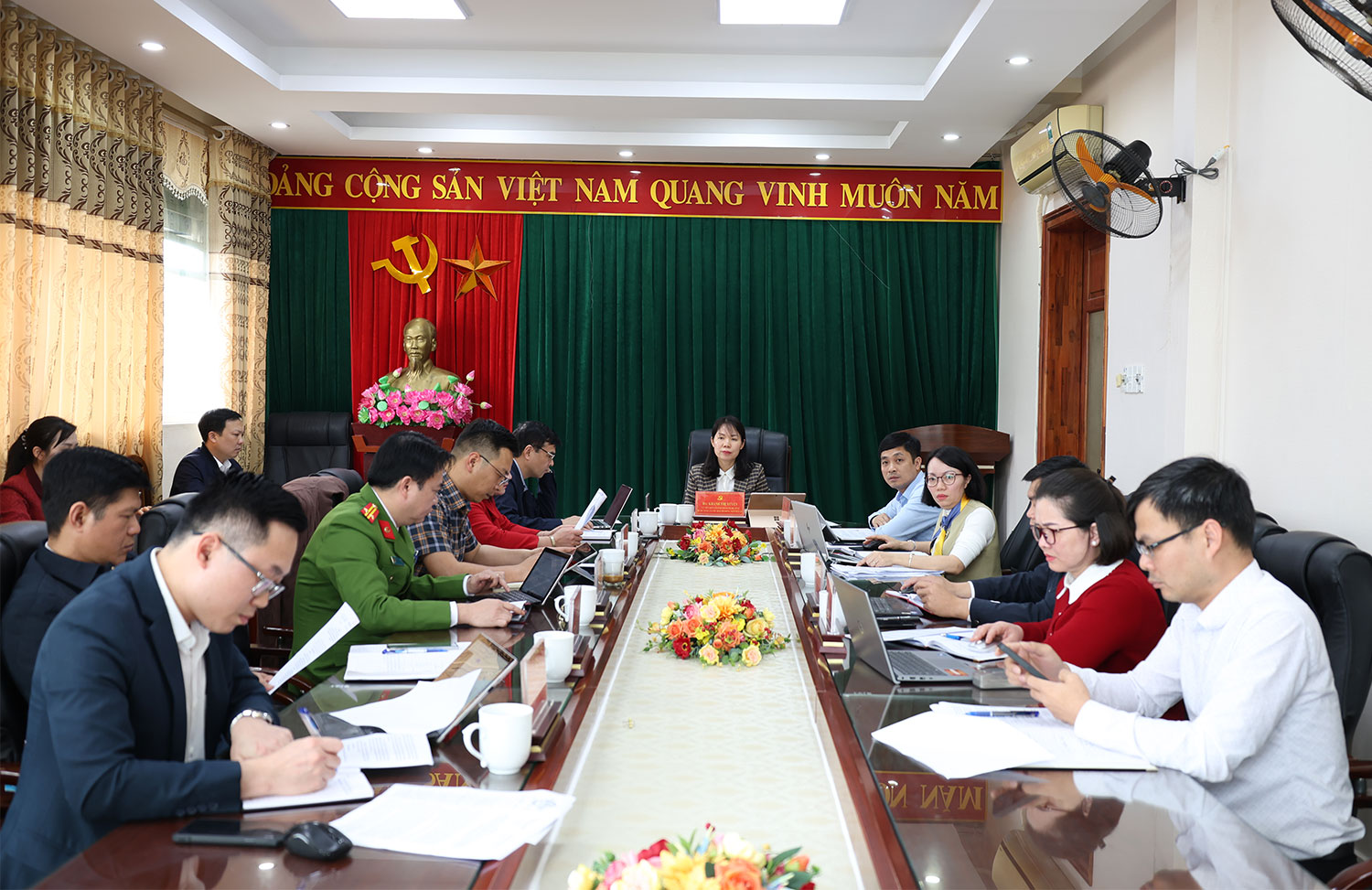 Hội nghị Ban Thường vụ Đảng ủy xã kỳ thứ 9 