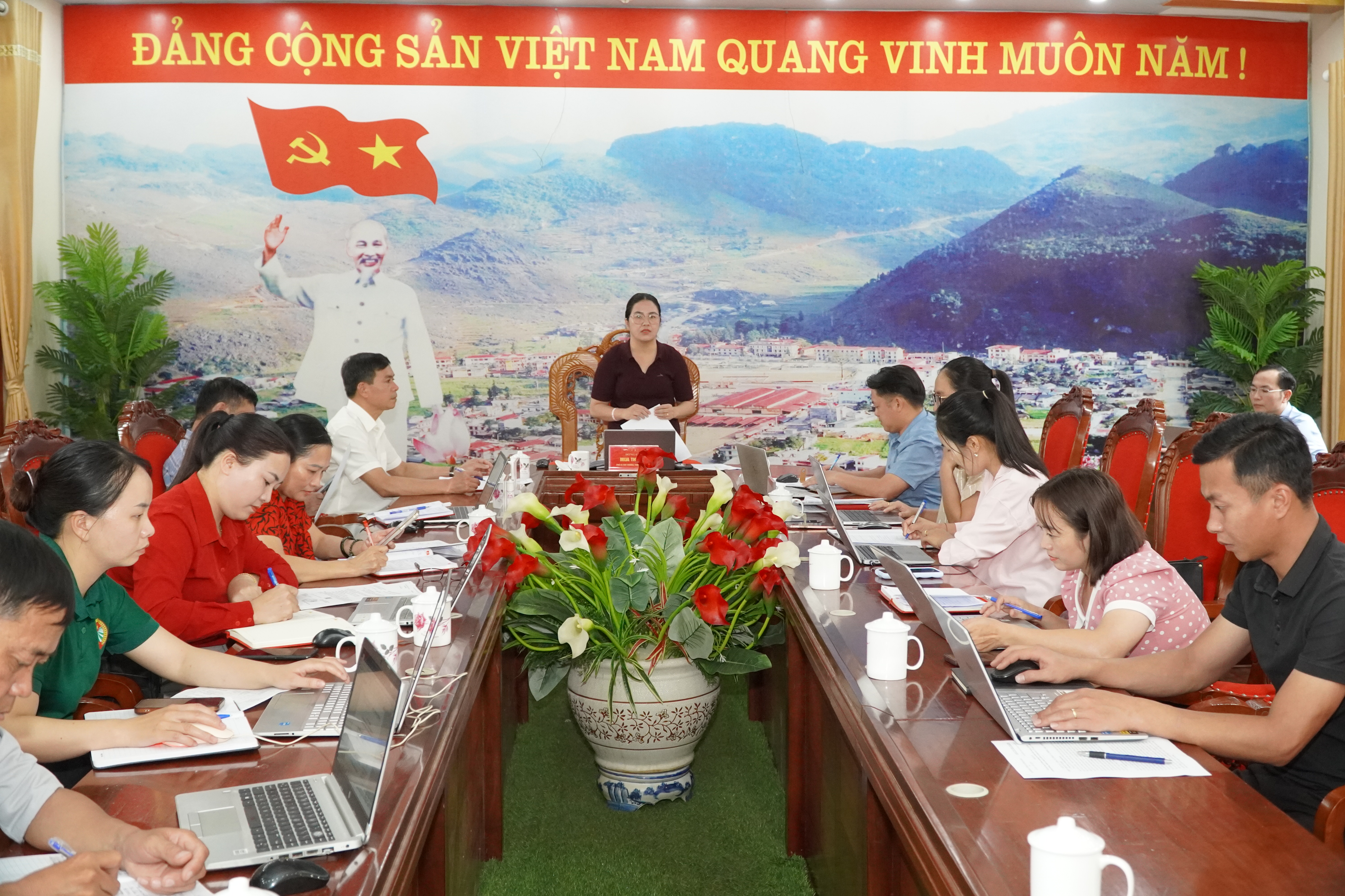 Hội nghị giao ban công tác Đảng, Đoàn thể 9 tháng năm 2026