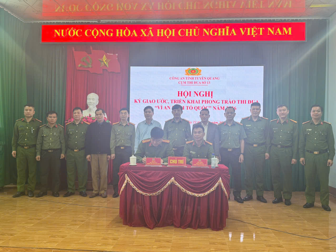 PHÁT ĐỘNG PHONG TRÀO THI ĐUA CỤM THI ĐUA SỐ 13 NĂM 2026