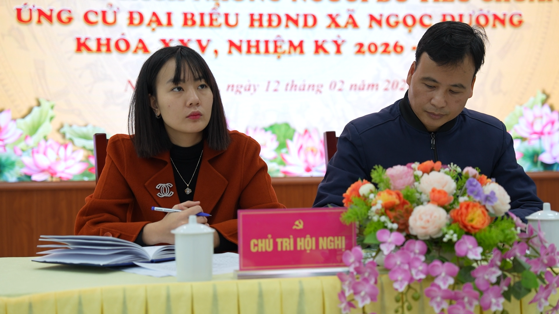 Hội nghị hiệp thương lần thứ Ba lựa chọn, lập danh sách những người đủ tiêu chuẩn ứng cử đại biểu Hội đồng nhân dân xã Ngọc Đường, nhiệm kỳ 2026 - 2031