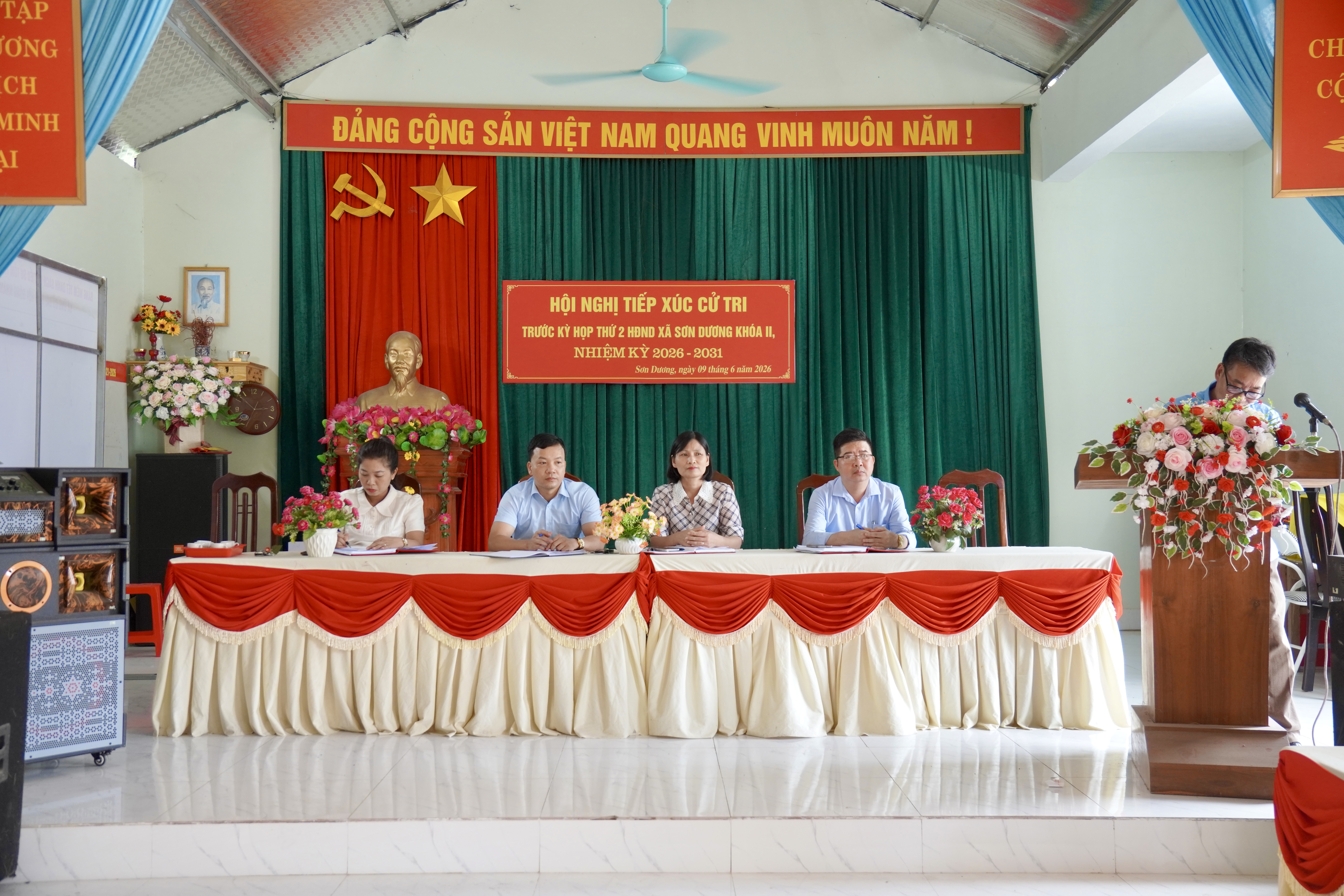 Tổ đại biểu số 03 HĐND xã Sơn Dương tiếp xúc cử tri trước Kỳ họp thứ hai HĐND xã khóa II, nhiệm kỳ 2026 - 2031
