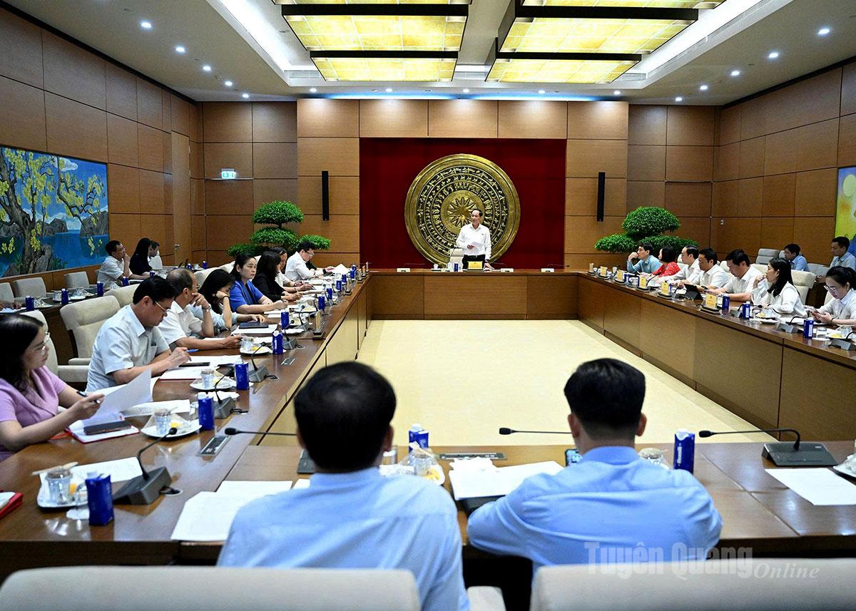 Tuyên Quang: Đảm bảo tiến độ các công trình kỷ niệm 80 năm Ngày Tổng tuyển cử đầu tiên bầu Quốc hội Việt Nam