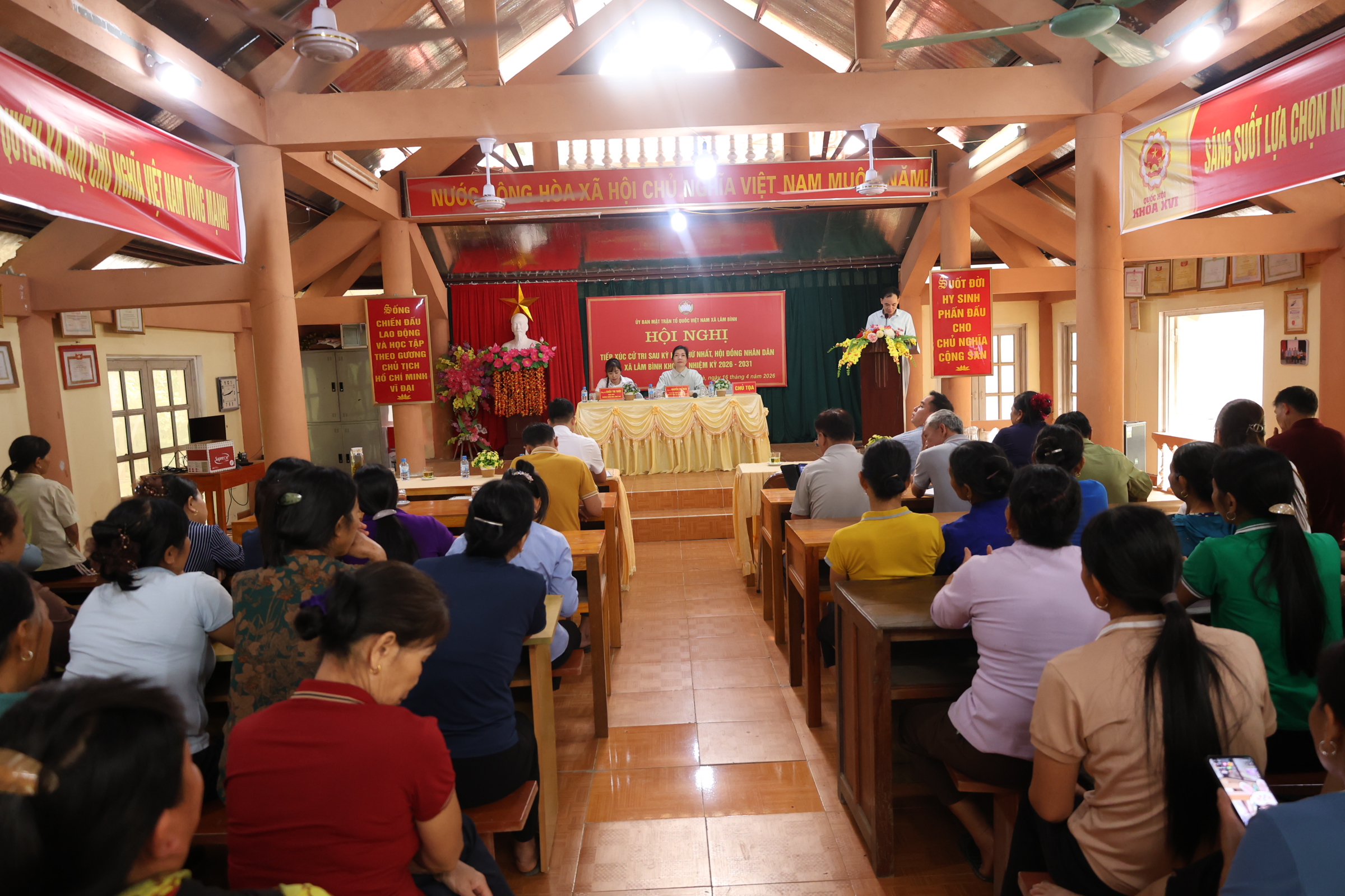 Tổ đại biểu số 02 tiếp xúc cử tri sau kỳ họp thứ nhất HĐND xã Lâm Bình khoá II, nhiệm kỳ 2026 – 2031 tại thôn Nà Khà, Khau Quang