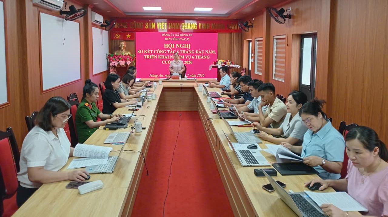 Hội nghị sơ kết 6 tháng Ban công tác 35