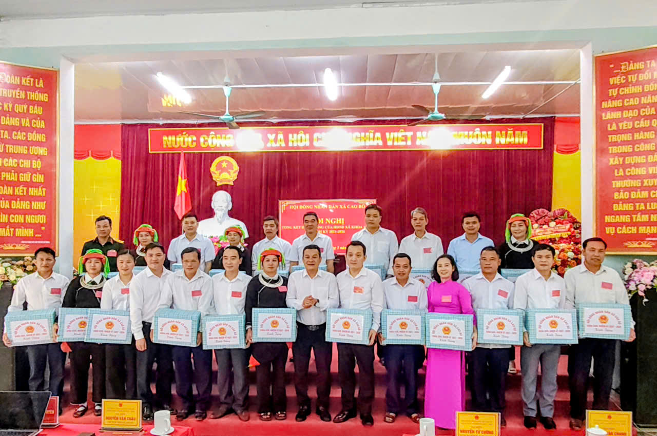 Xã Cao Bồ tổ chức Hội nghị tổng kết hoạt động của HĐND xã khóa XXIV, nhiệm kỳ 2021–2026