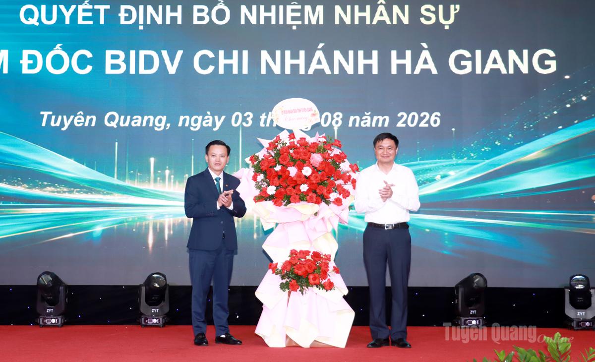 Ông Trịnh Văn Hậu giữ chức Giám đốc BIDV Chi nhánh Hà Giang