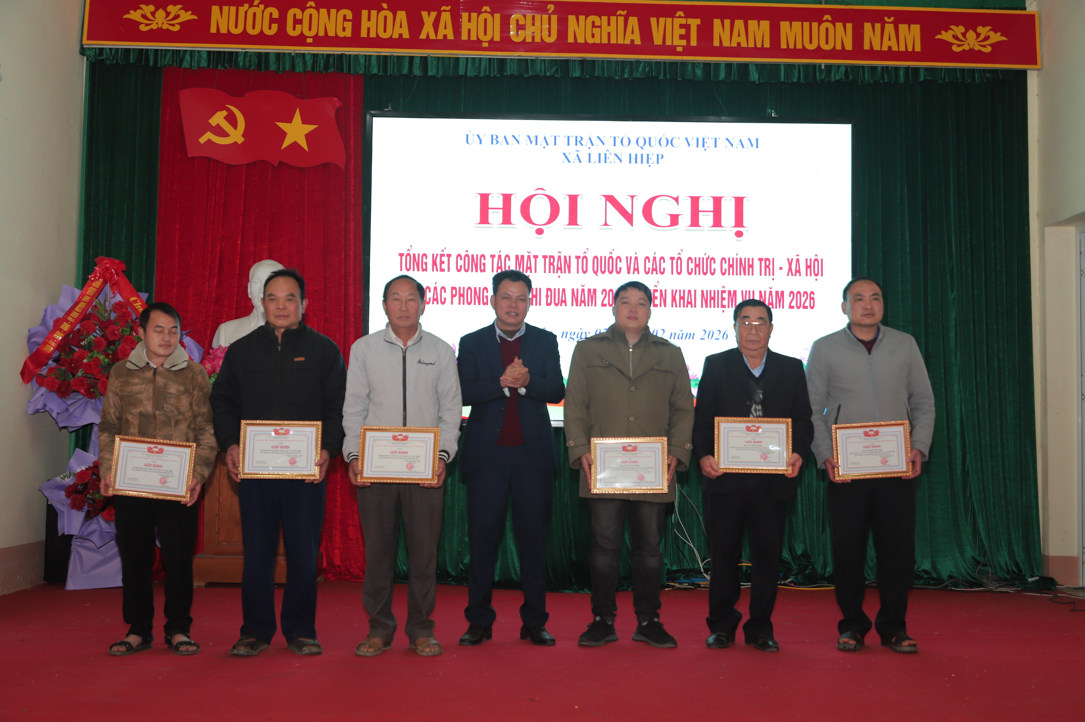 Tổng kết công tác Mặt trận và các tổ chức chính trị xã hội xã Liên Hiệp năm 2025