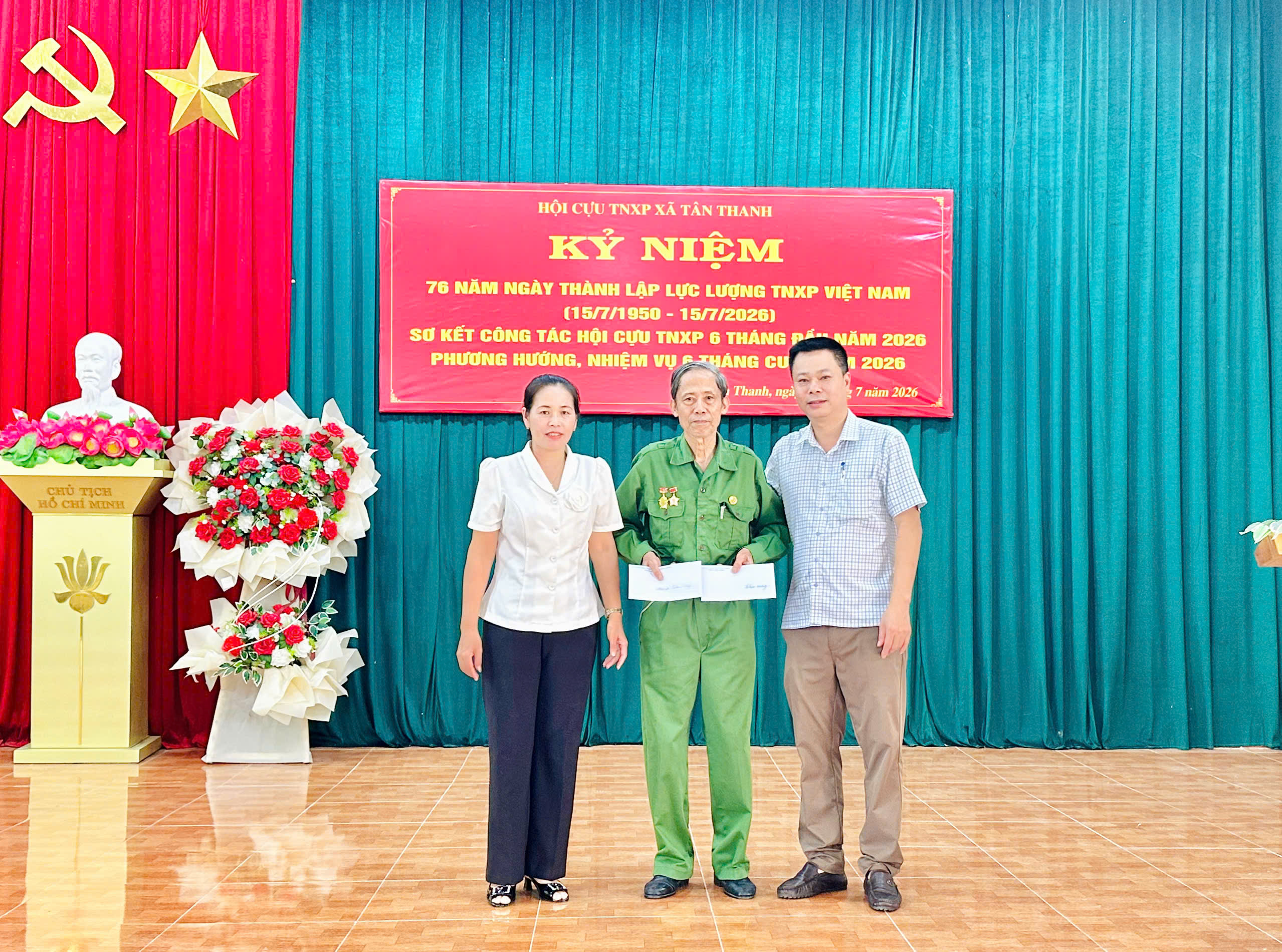 Hội Cựu TNXP xã tổ chức Kỷ niệm 76 năm ngày thành lập lực lượng TNXP Việt Nam (15/7/1950 - 15/7/2026)