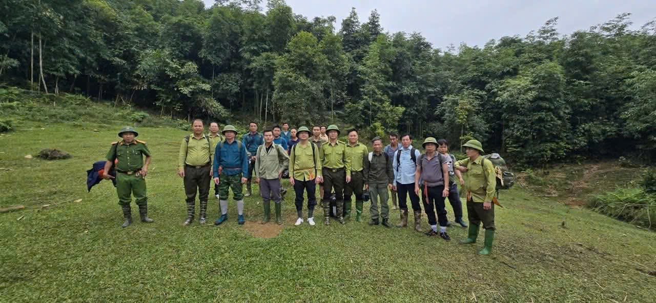 CÔNG AN XÃ BẰNG LANG TĂNG CƯỜNG TUẦN TRA RỪNG