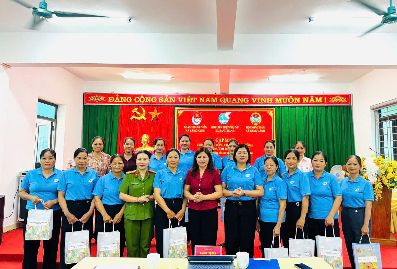 CHI HỘI PHỤ NỮ CÔNG AN XÃ BẰNG HÀNH THAM DỰ HỘI NGHỊ SƠ KẾT CÔNG TÁC HỘI VÀ PHONG TRÀO PHỤ NỮ 6 THÁNG ĐẦU NĂM 2026