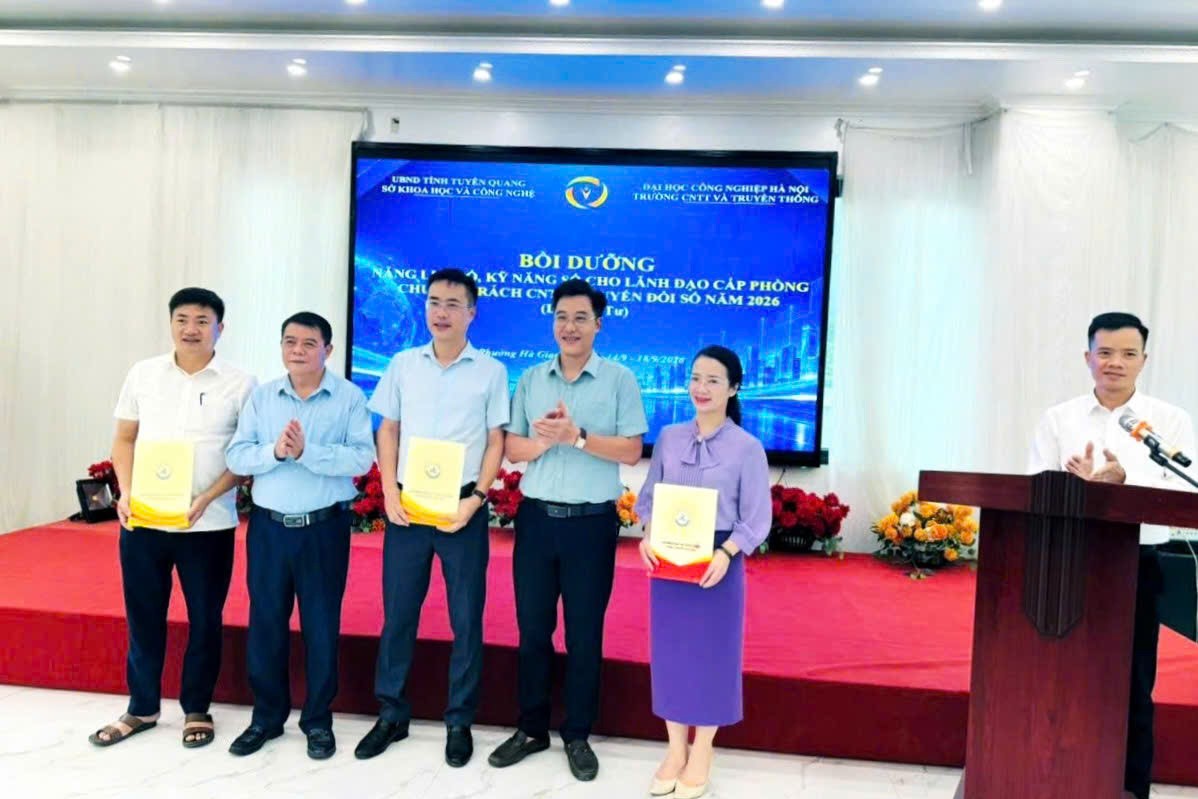 Bồi dưỡng năng lực số, kỹ năng số cho lãnh đạo cấp phòng phụ trách công nghệ thông tin, chuyển đổi số năm 2026