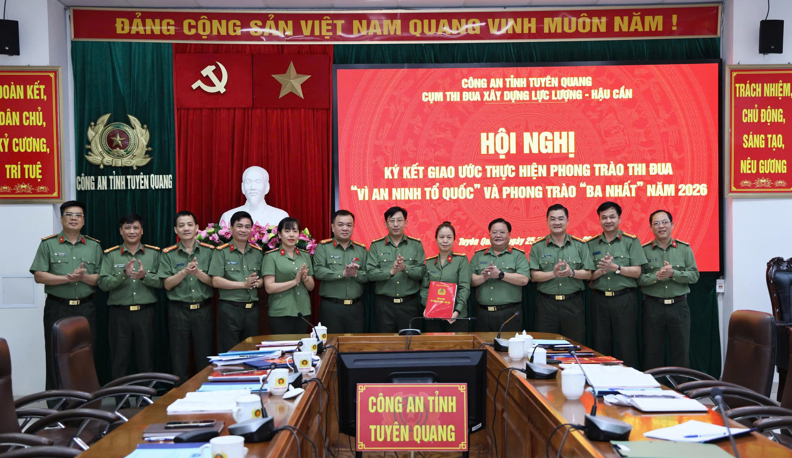 SIẾT CHẶT KỶ CƯƠNG, NÂNG CAO CHẤT LƯỢNG CÔNG TÁC TRONG CỤM THI ĐUA XÂY DỰNG LỰC LƯỢNG – HẬU CẦN