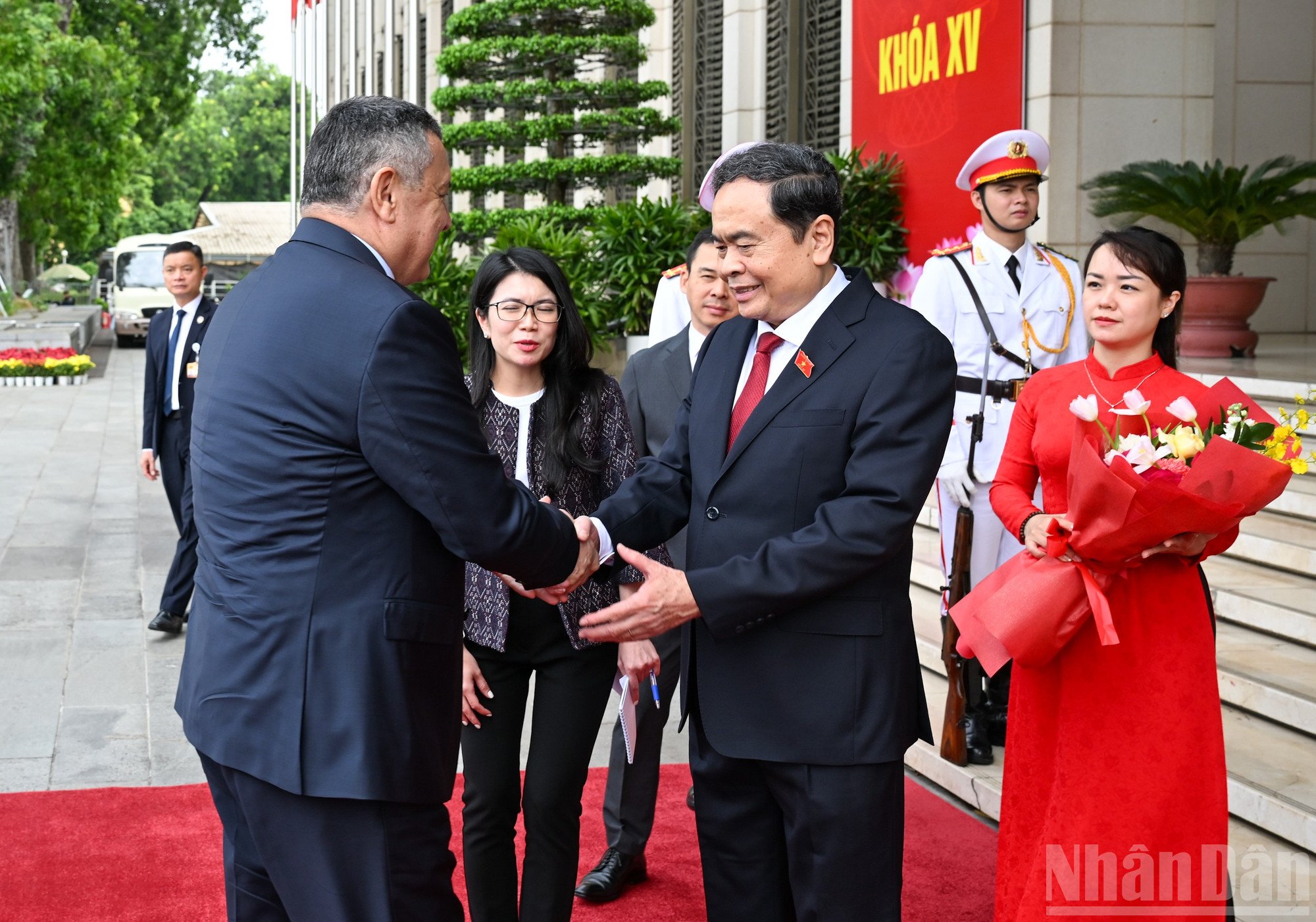 Chủ tịch Quốc hội Trần Thanh Mẫn tiếp Chủ tịch Hạ viện Uzbekistan Nuriddin Ismoilov
