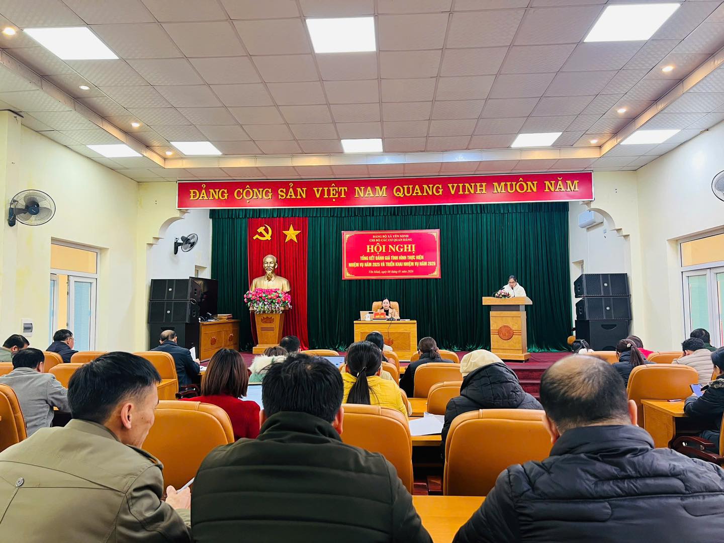 Chi bộ các cơ quan Đảng tổ chức sinh hoạt chi bộ định kỳ tháng 01/2026