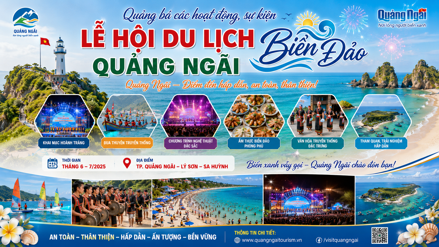 TUYÊN TRUYỀN, QUẢNG BÁ CÁC HOẠT ĐỘNG, SỰ KIỆN LỄ HỘI DU LỊCH BIỂN ĐẢO  QUẢNG NGÃI NĂM 2026