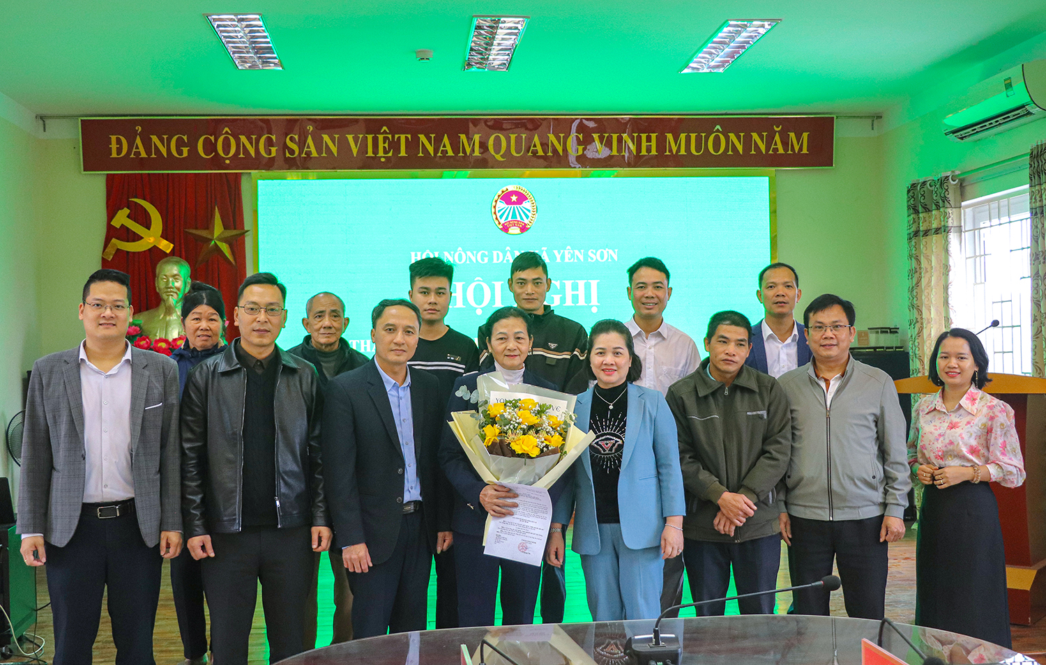 Hội Nông dân xã Yên Sơn ra mắt Tổ hội nông dân nghề nghiệp “Chăn nuôi Bò sinh sản” 