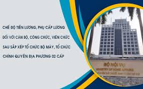 Bộ Nội vụ hướng dẫn chế độ tiền lương, phụ cấp cho cán bộ sau sắp xếp đơn vị hành chính