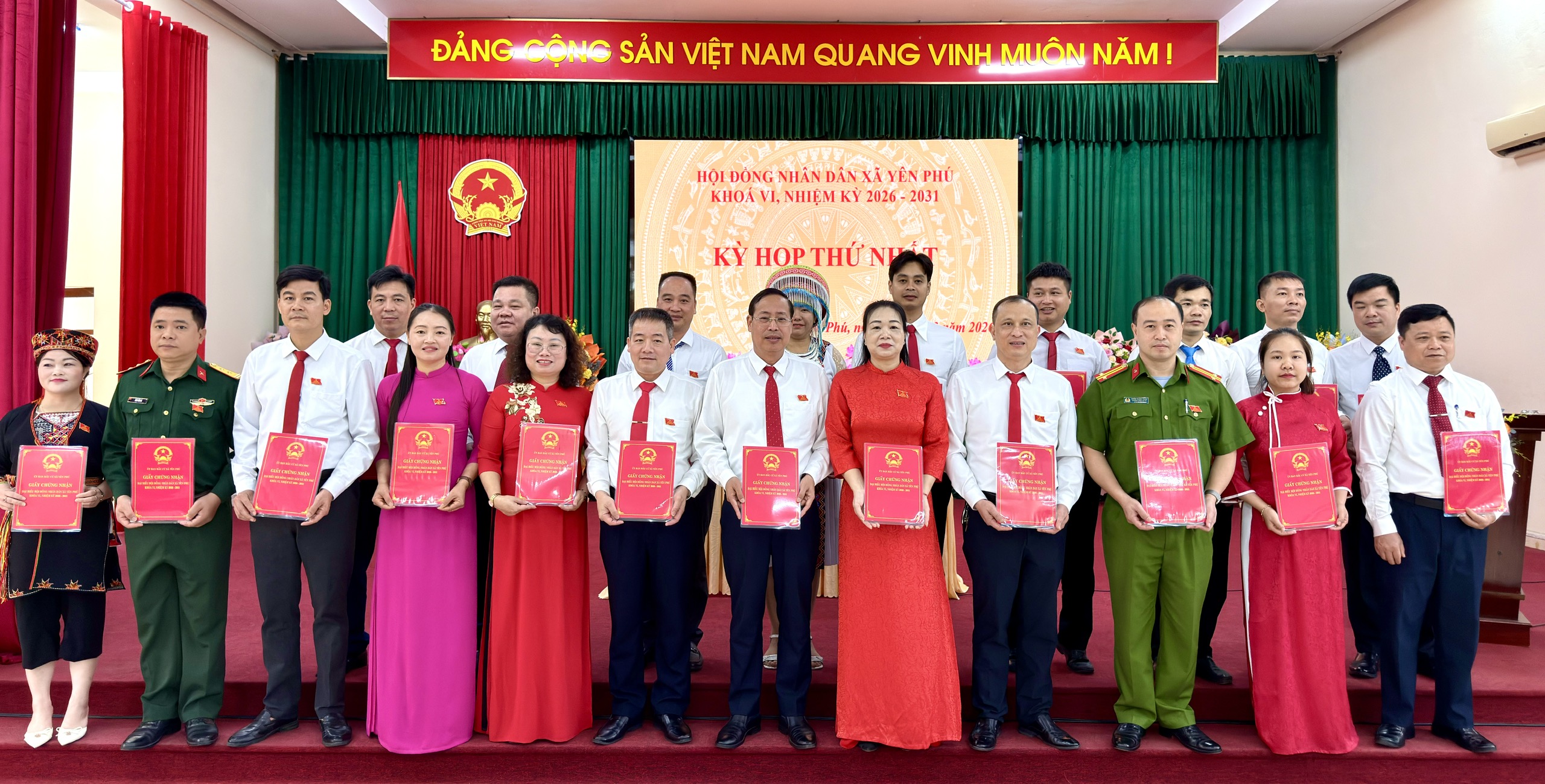 HỘI ĐỒNG NHÂN DÂN XÃ YÊN PHÚ KHOÁ VI, NHIỆM KỲ 2026 – 2031 TỔ CHỨC THÀNH CÔNG KỲ HỌP THỨ NHẤT 