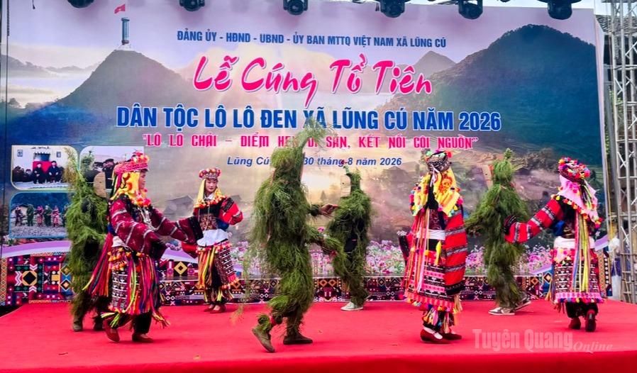 Lễ cúng Tổ tiên dân tộc Lô Lô đen “Kết nối cội nguồn”
